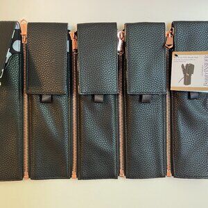 Sephora Beauty Insider Roll It Up PRO Brush Roll 5 Pouch Rose Gold Makeup Case